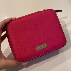 Henri Bendel Pink Travel Jewelry Case